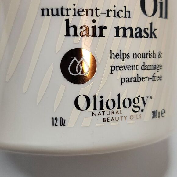 Oliology Coconut Oil Hair Mask - Helps Repair & Prevent Damage 12oz NEW - Picture 3 of 5